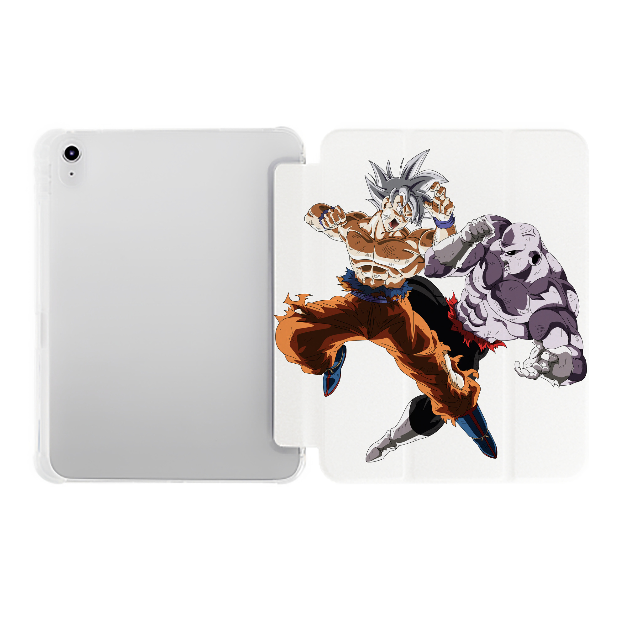 （画像用） ドラゴンボール 孫悟空（そん ごくう）Son Goku カカロット DRAGON BALL Kakarotto IPad ケース ペン収納付き 三つ折りスタンド PUレザー×シリコン 対応機種9.5/10.5/10.9インチ